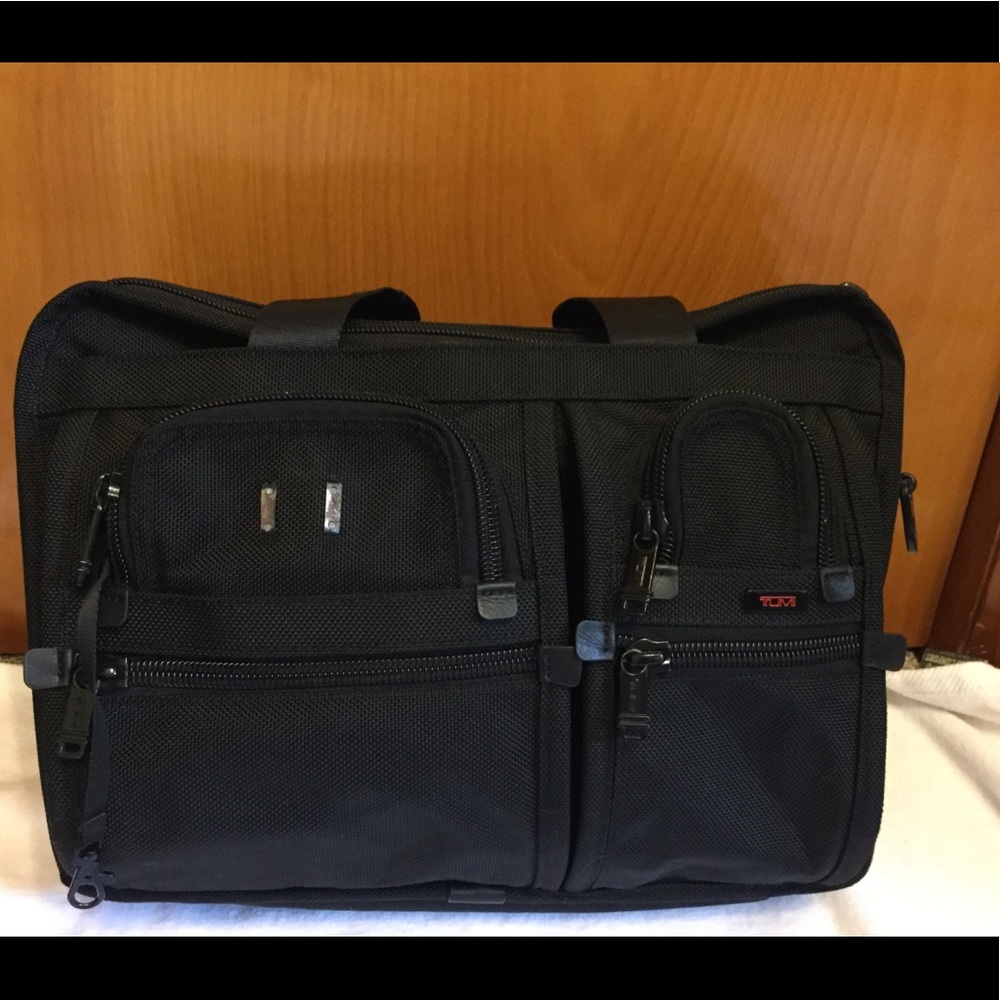 Tumi Alpha Expandable Organizer Briefcase 26141DH